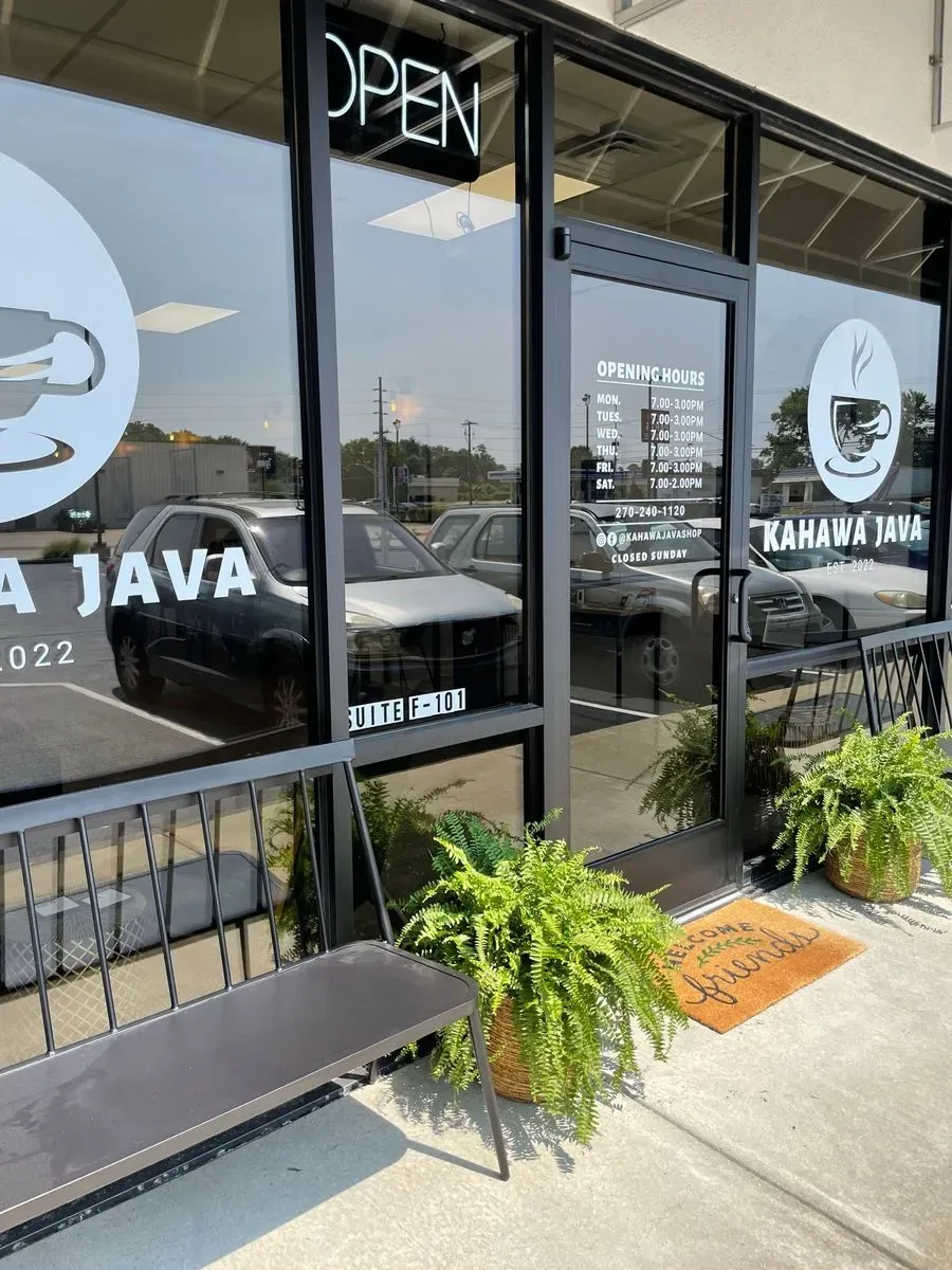 Kahawa Java storefront at its current St Elizabeth Street location