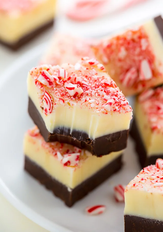 Peppermint homemade fudge from Trunnell's Farm Market